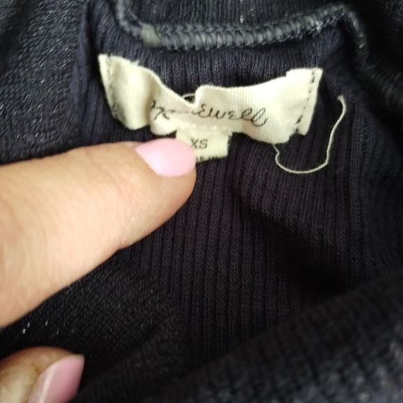 Madewell Long Sleeve Turtle Neck Top - Picture 7 of 9